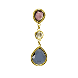 Handcrafted Multi-Stone Drop Earrings